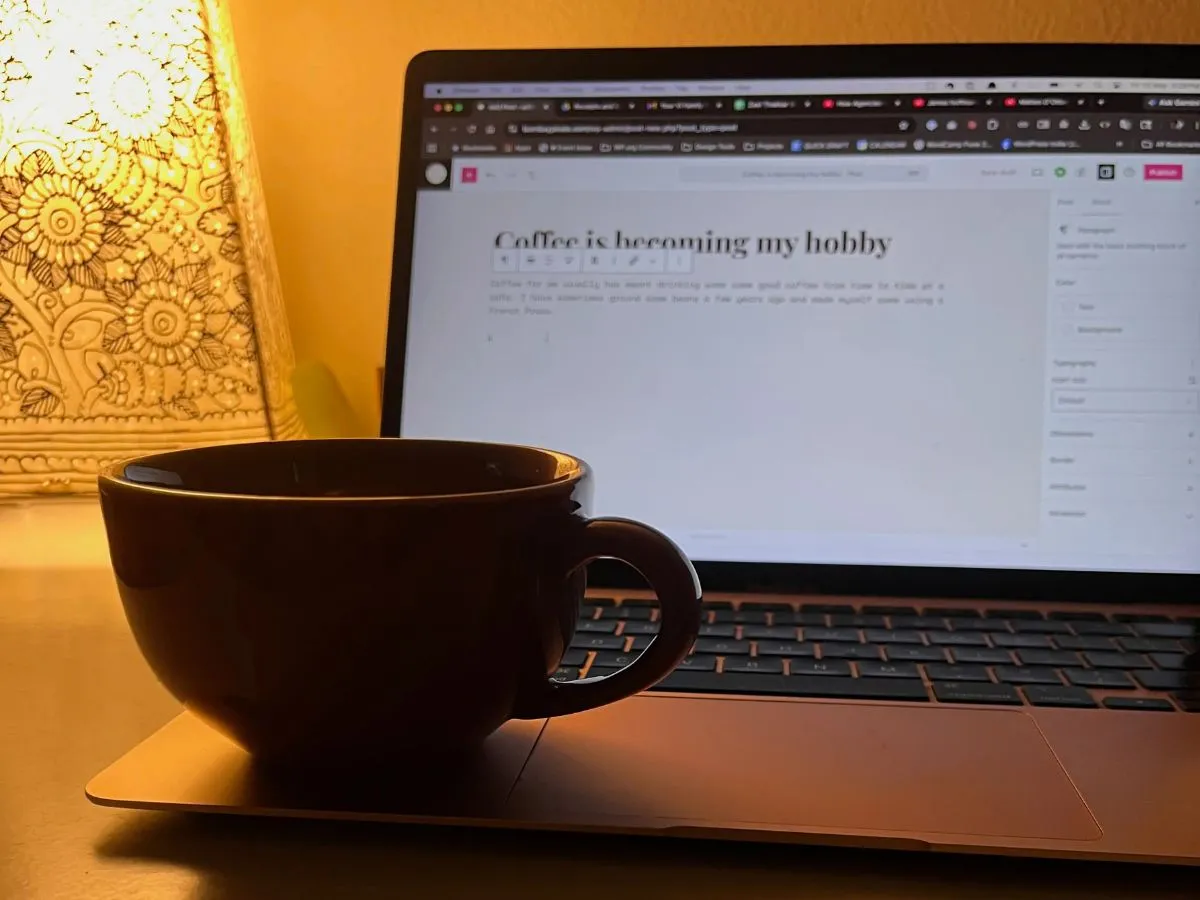 Coffee is now a passion